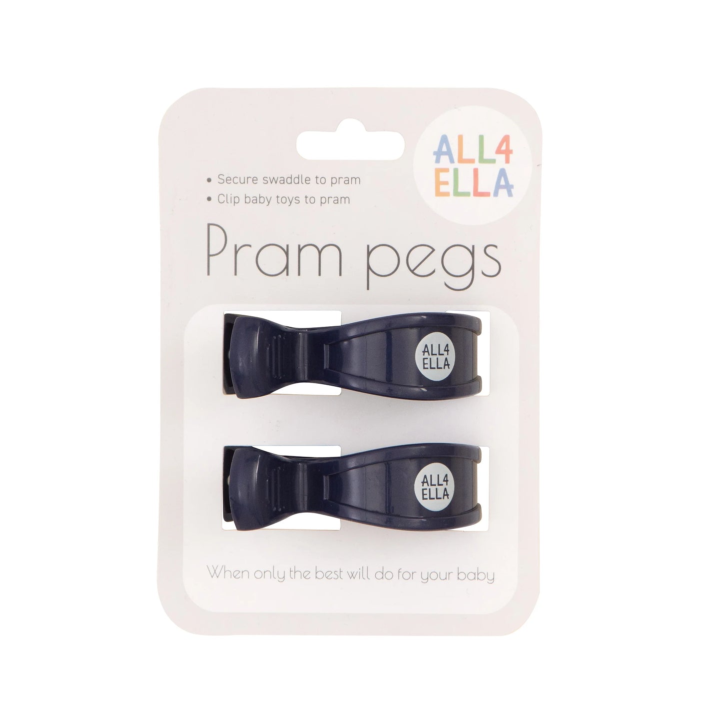 All4Ella Pram/Stroller Pegs 2pk