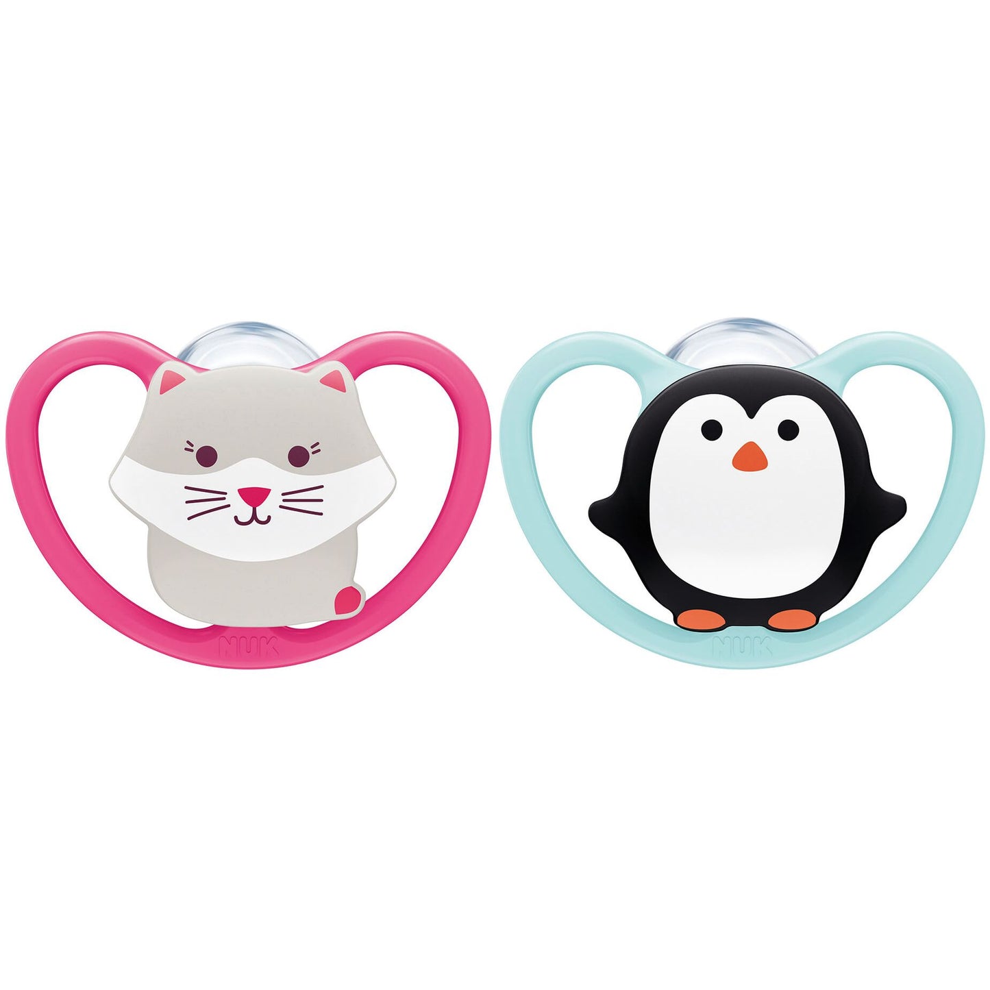 NUK Space Silicone Soothers 6-18mths 2pk