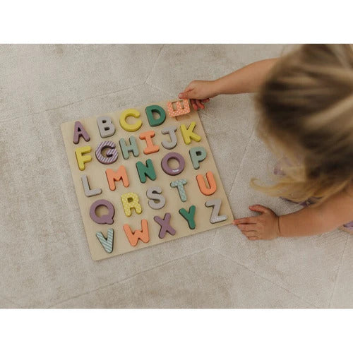 Bubble Wooden Alphabet Puzzle