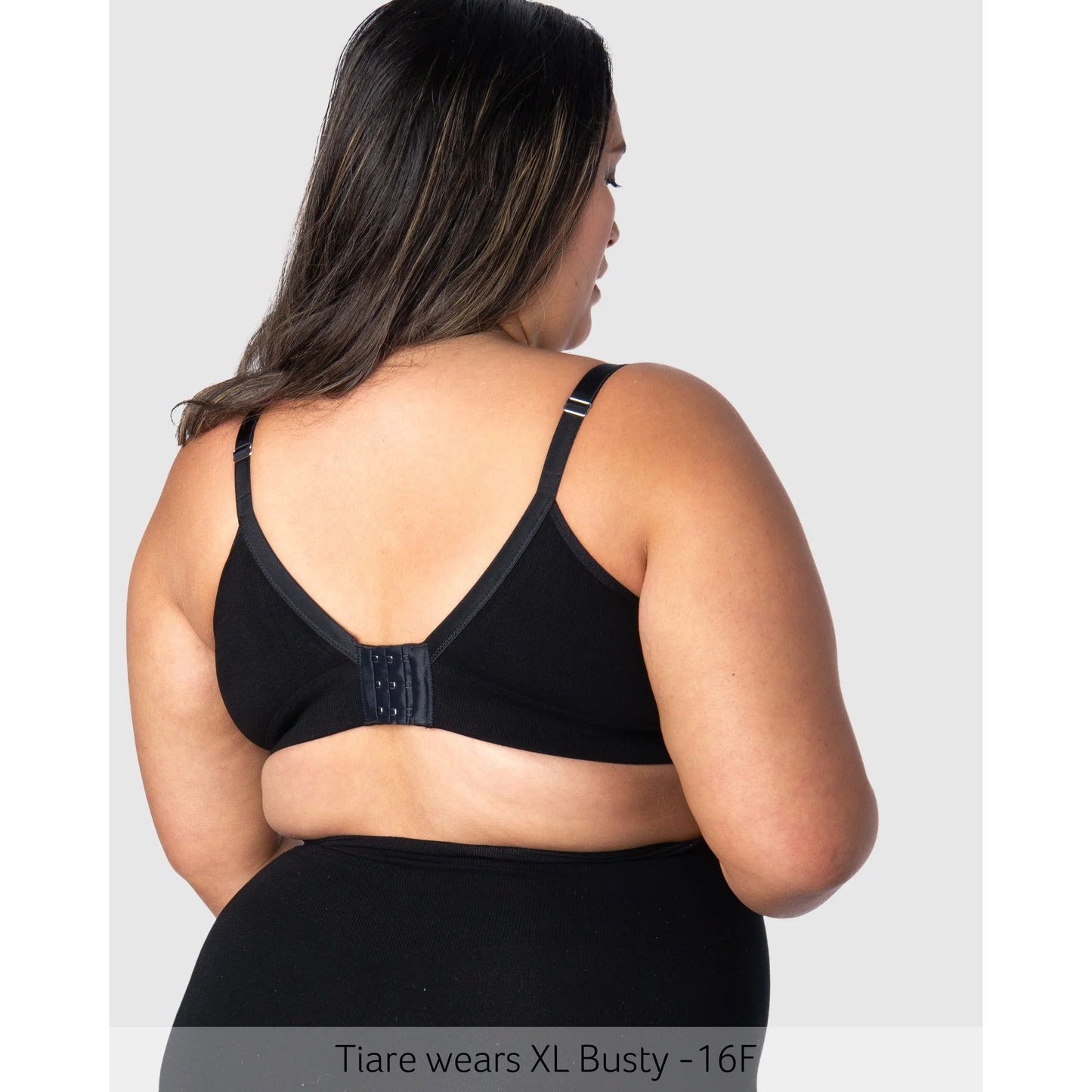 Hotmilk Caress FlexFit Nursing Bra - Black Busty