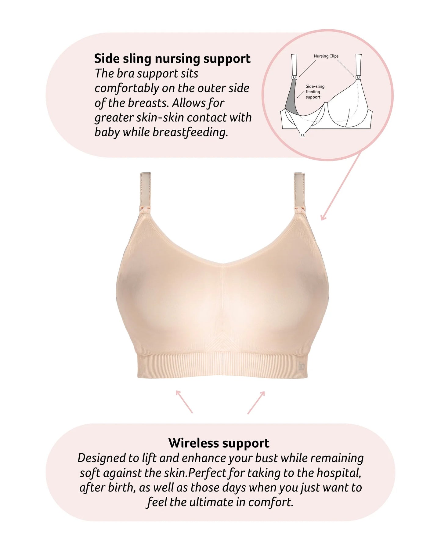 Hotmilk My Everyday FlexFit Nursing Bra - Latte Busty