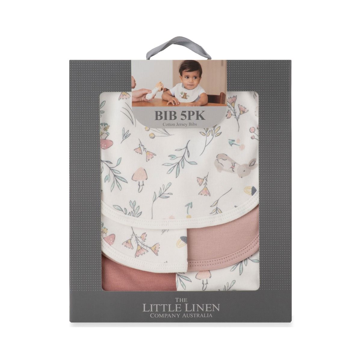 Little Linen Jersey Bib 5pk