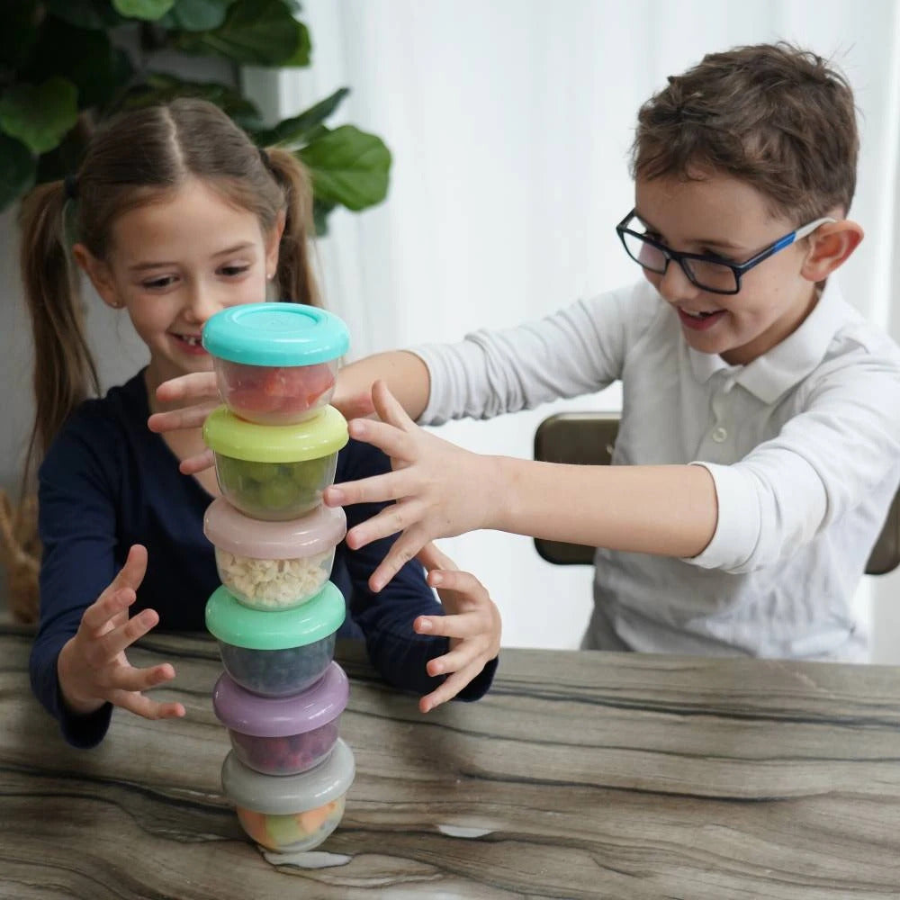 Melii Nesting Food Storage Containers 6pk - Multicolour
