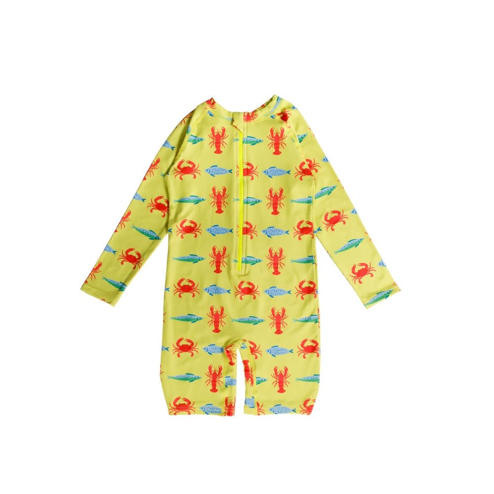Neon by Nestling Brushed Shortie Swimmer - Big Kids - Lobster