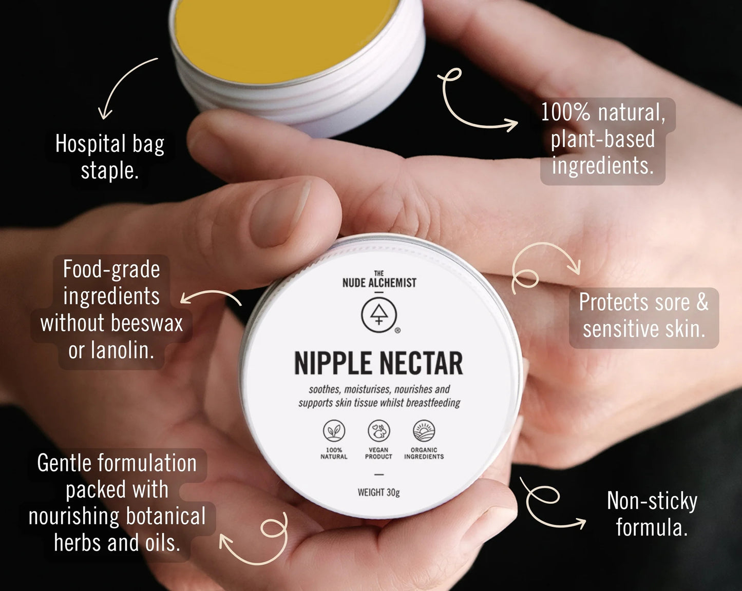 The Nude Alchemist Nipple Nectar 30g