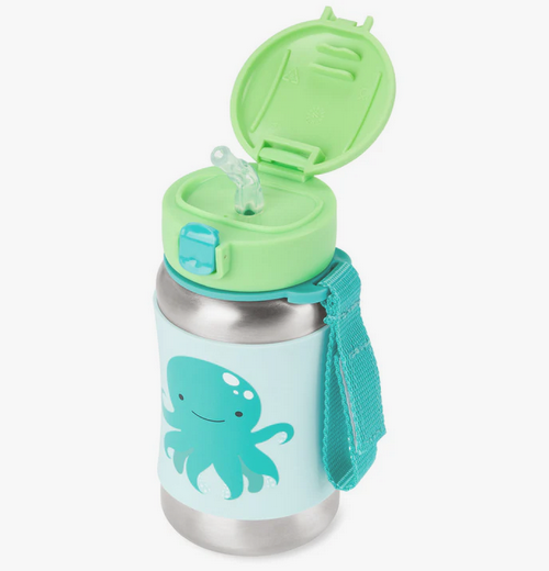 Skip Hop Zoo Stainless Steel Straw Bottle