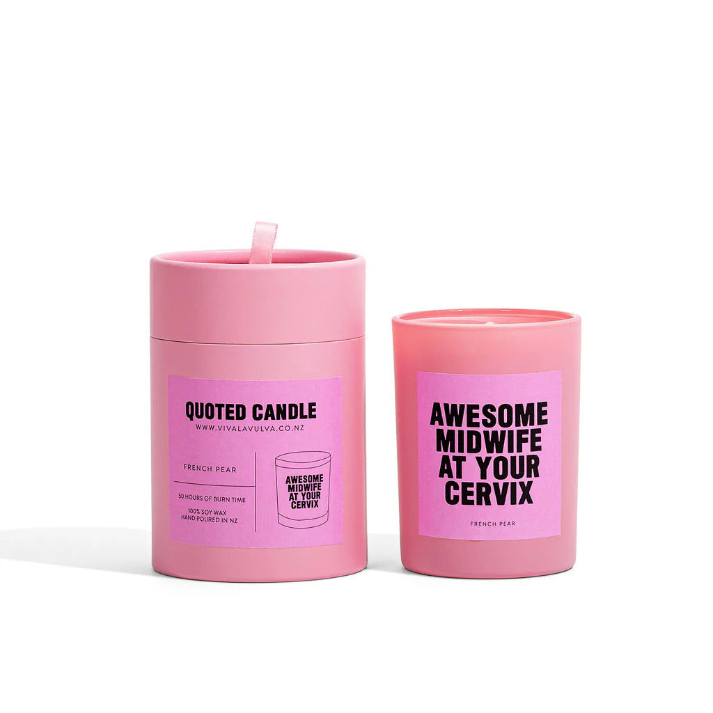 Viva La Vulva Midwife Gift - Scented Candle