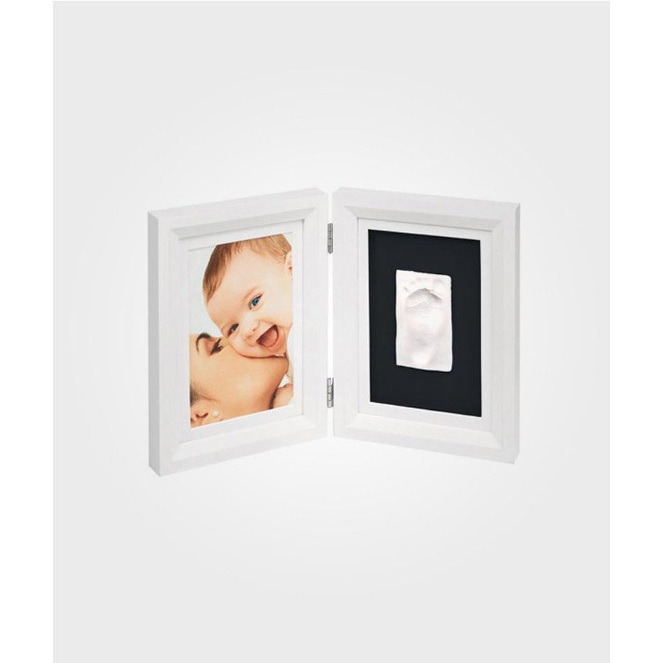 Baby Art Print Frame White and Black