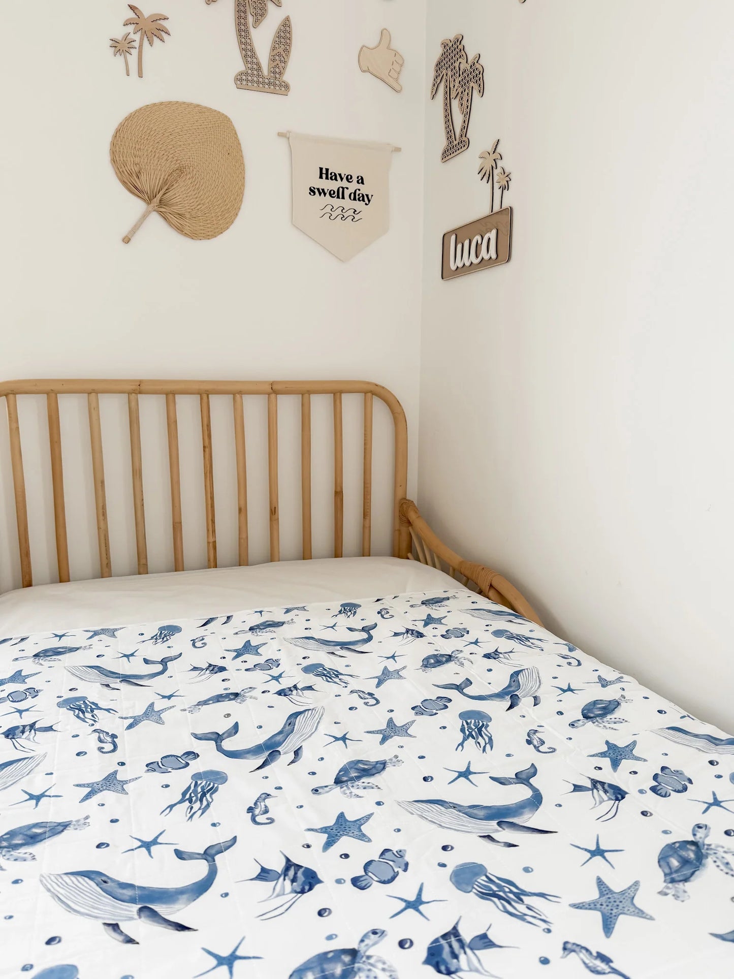 Brolly Sheets King Single Patterned with Wings