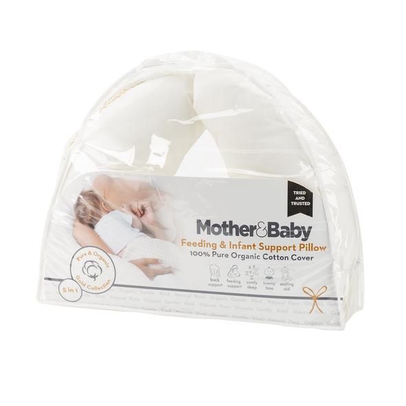 Cuddle Co Organic Feeding & Infant Support Pillow