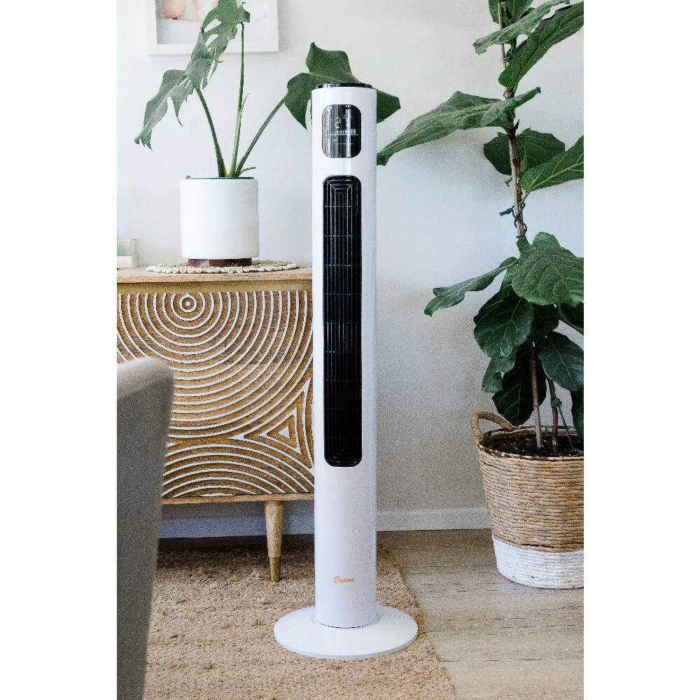 Crane Tower Fan and Air Circulator (116cm)