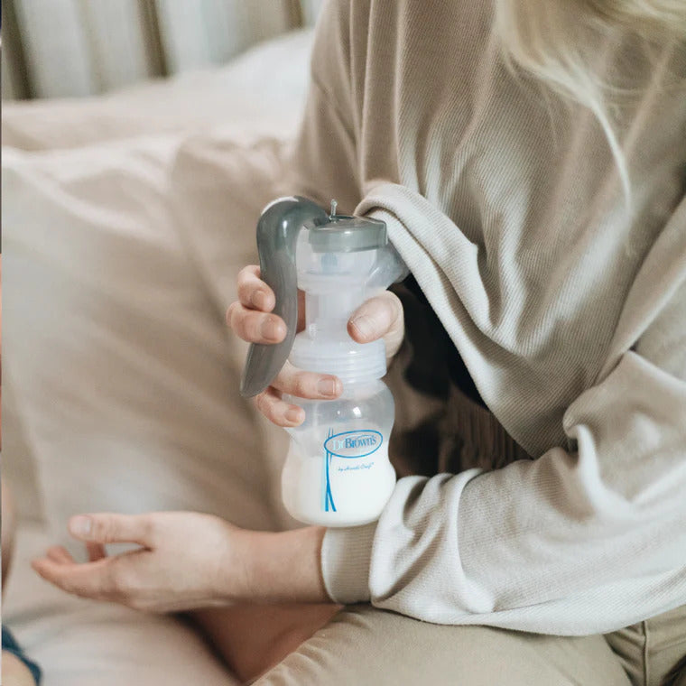 Dr Brown's Manual Breast Pump with Silicone Shield