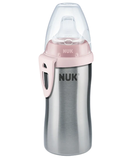 NUK Active Cup Stainless Steel 215ml Pink