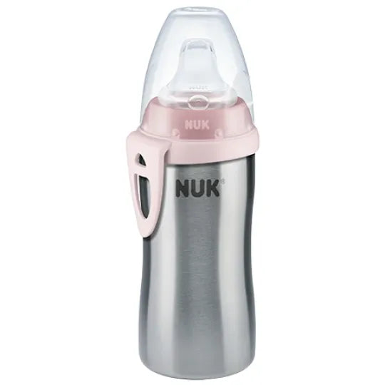 NUK Active Cup Stainless Steel 215ml Pink