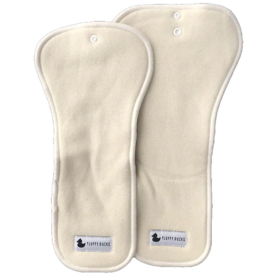 Fluffy Ducks Hemp Nappy Inserts 2pk