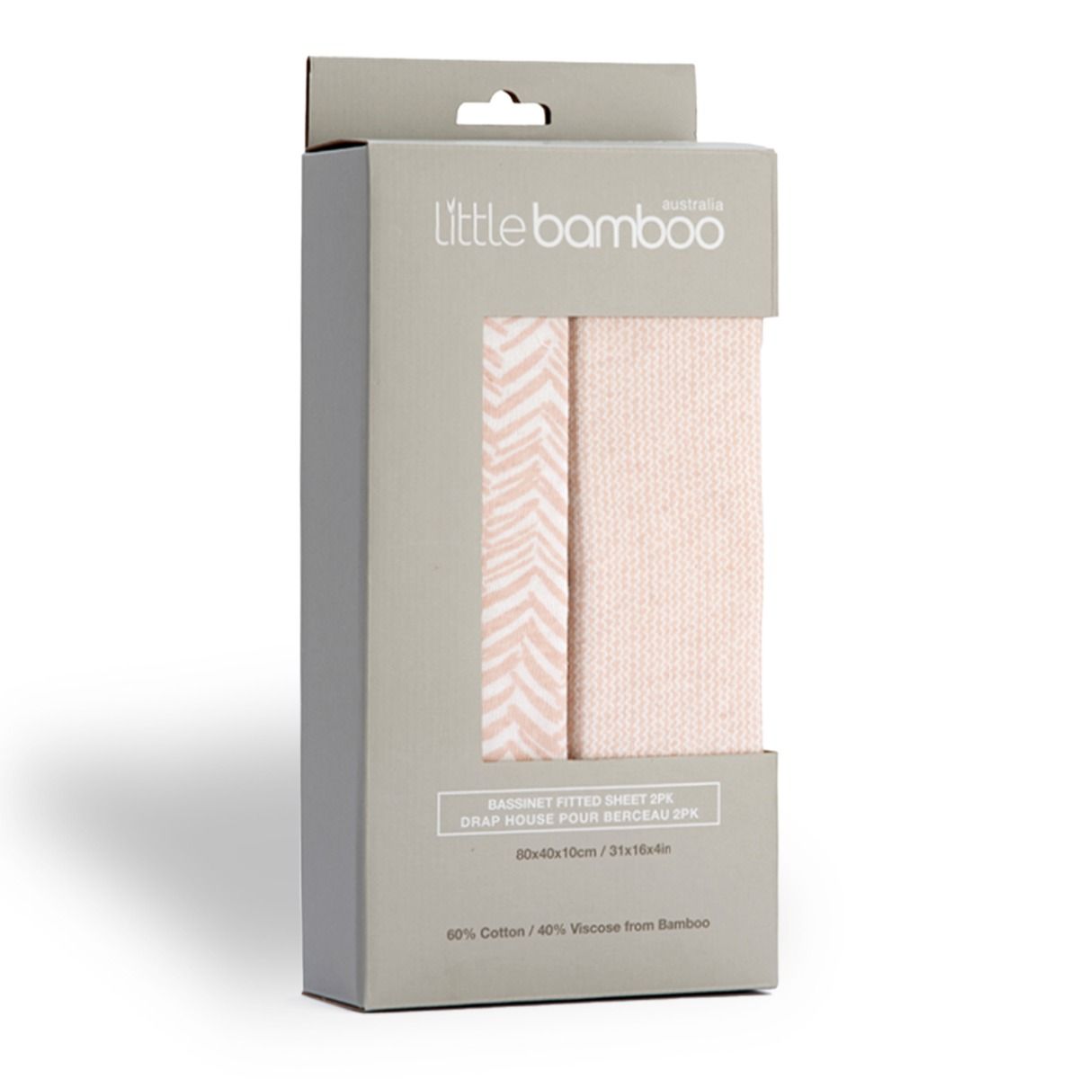 Little Bamboo Jersey Fitted Bassinet Sheet 2pk