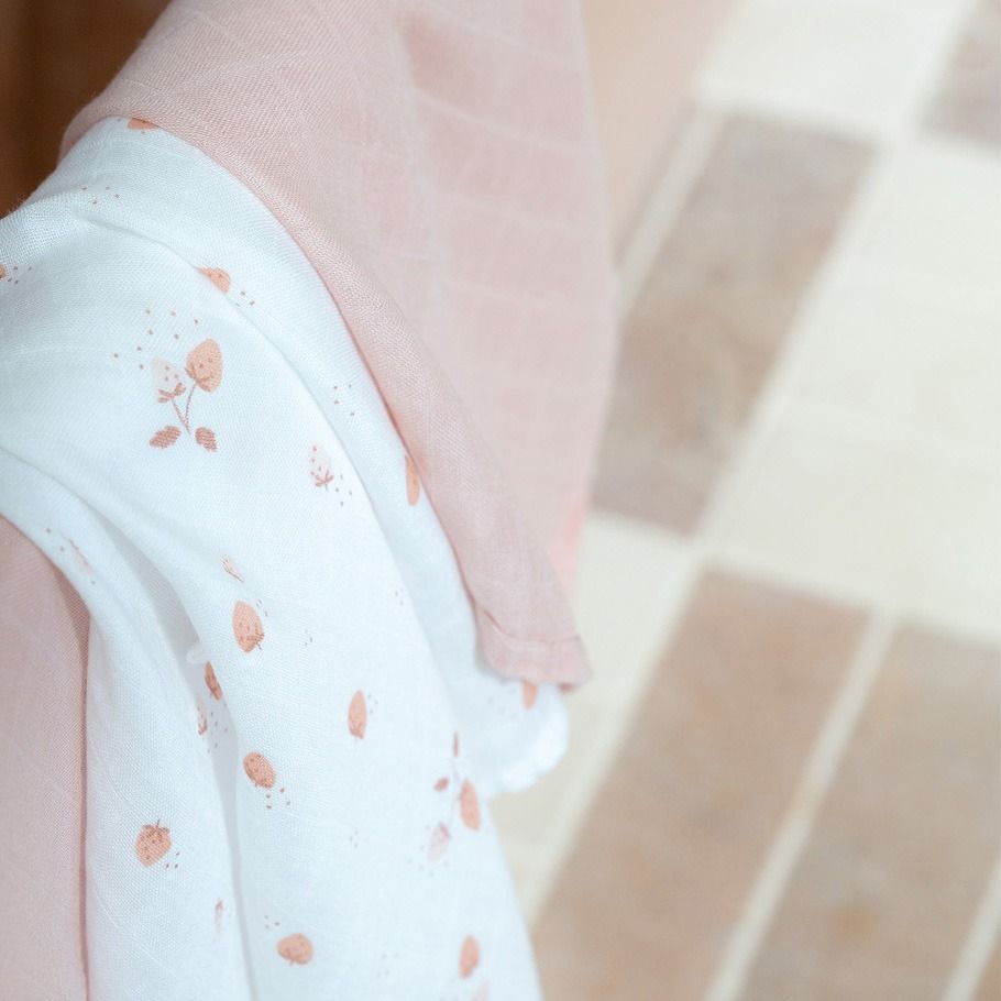 Little Bamboo Muslin Baby Wraps 3pk