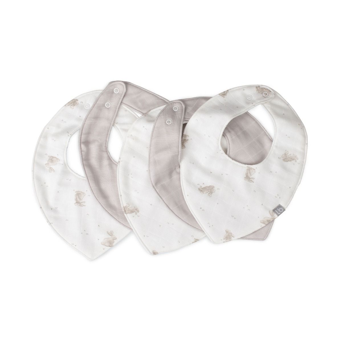 Little Bamboo Muslin Bib 5pk