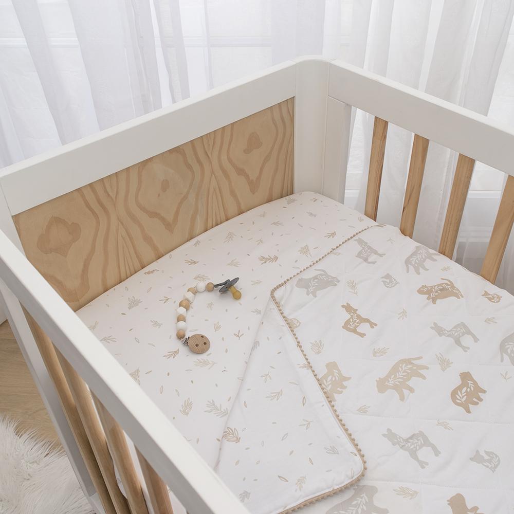 Lolli Living Cot Comforter - Bosco Bear