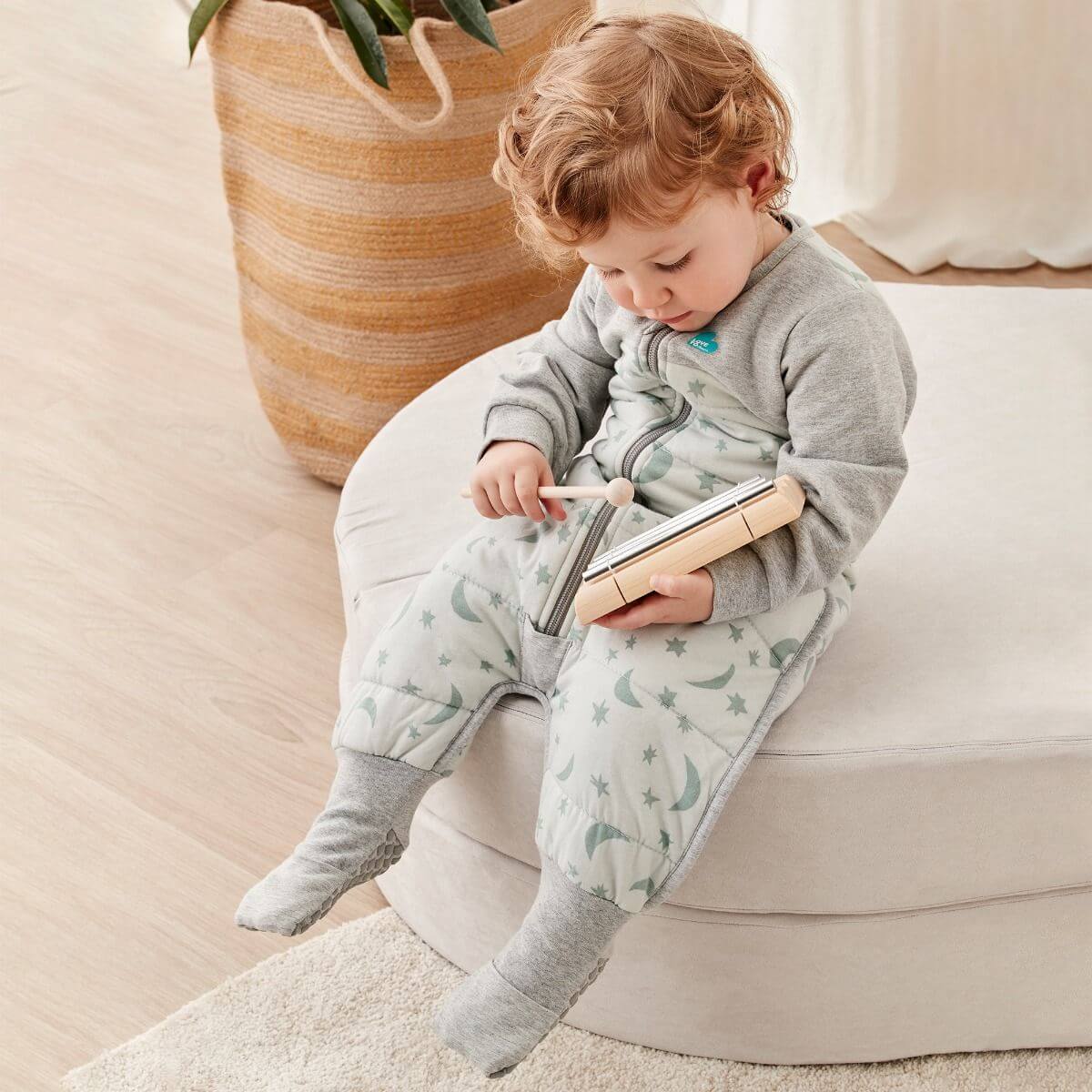 Love to Dream Sleep Suit Warm 2.5 TOG Moonlight Olive