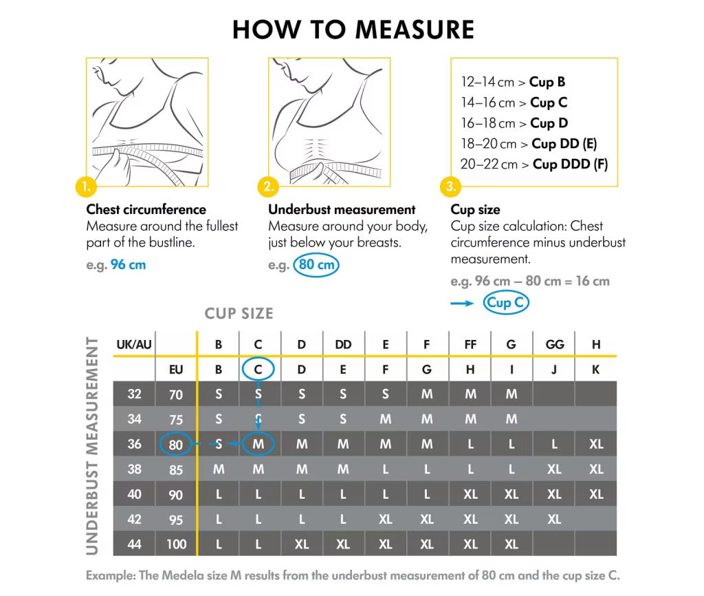 Medela Hands Free Pumping Bustier Black