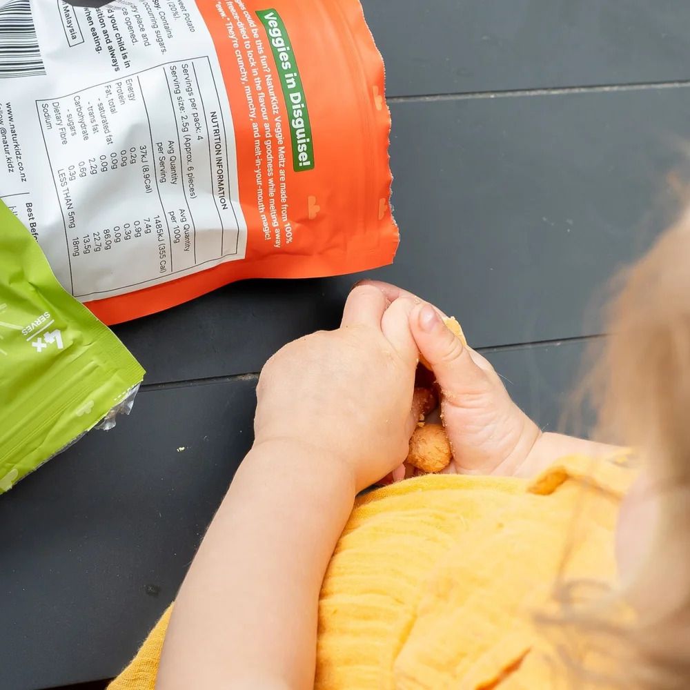 NaturKidz Sweet Potato & Tomato Veggie Meltz - 10g