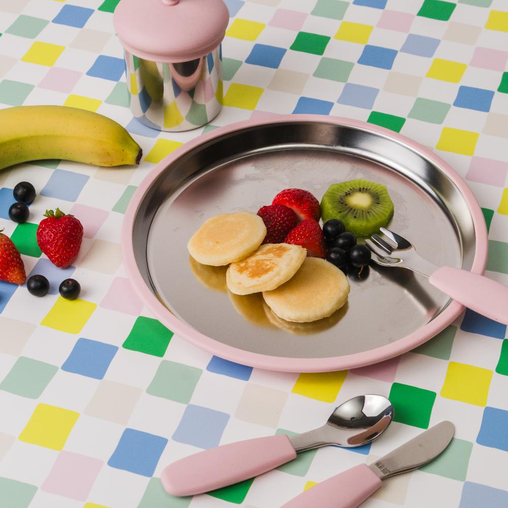 Nestling Stainless Flat Suction Plate