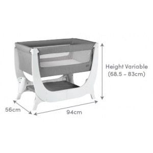 Shnuggle Air Bedside Bassinet