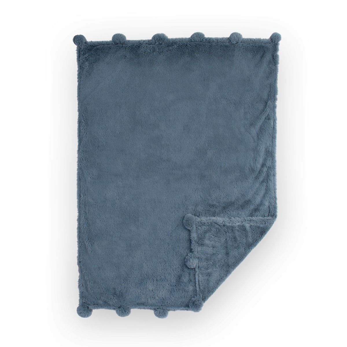 Weegoamigo Plush Pom Pom Blanket