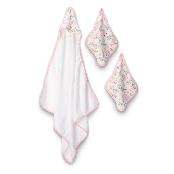 Weegoamigo Hooded Towel + Washers