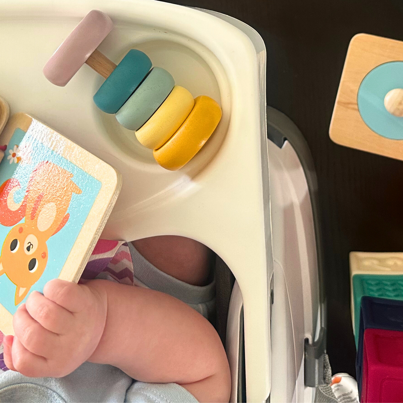 Baby On The Move toy guide featuring developmental toys for babies and toddlers across all ages and stages