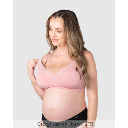 Hotmilk Caress FlexFit Nursing Bra - Petal Pink Busty
