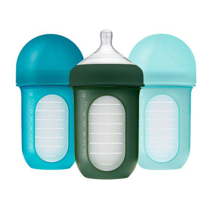 Boon Nursh Silicone Bottle 8oz 3pk