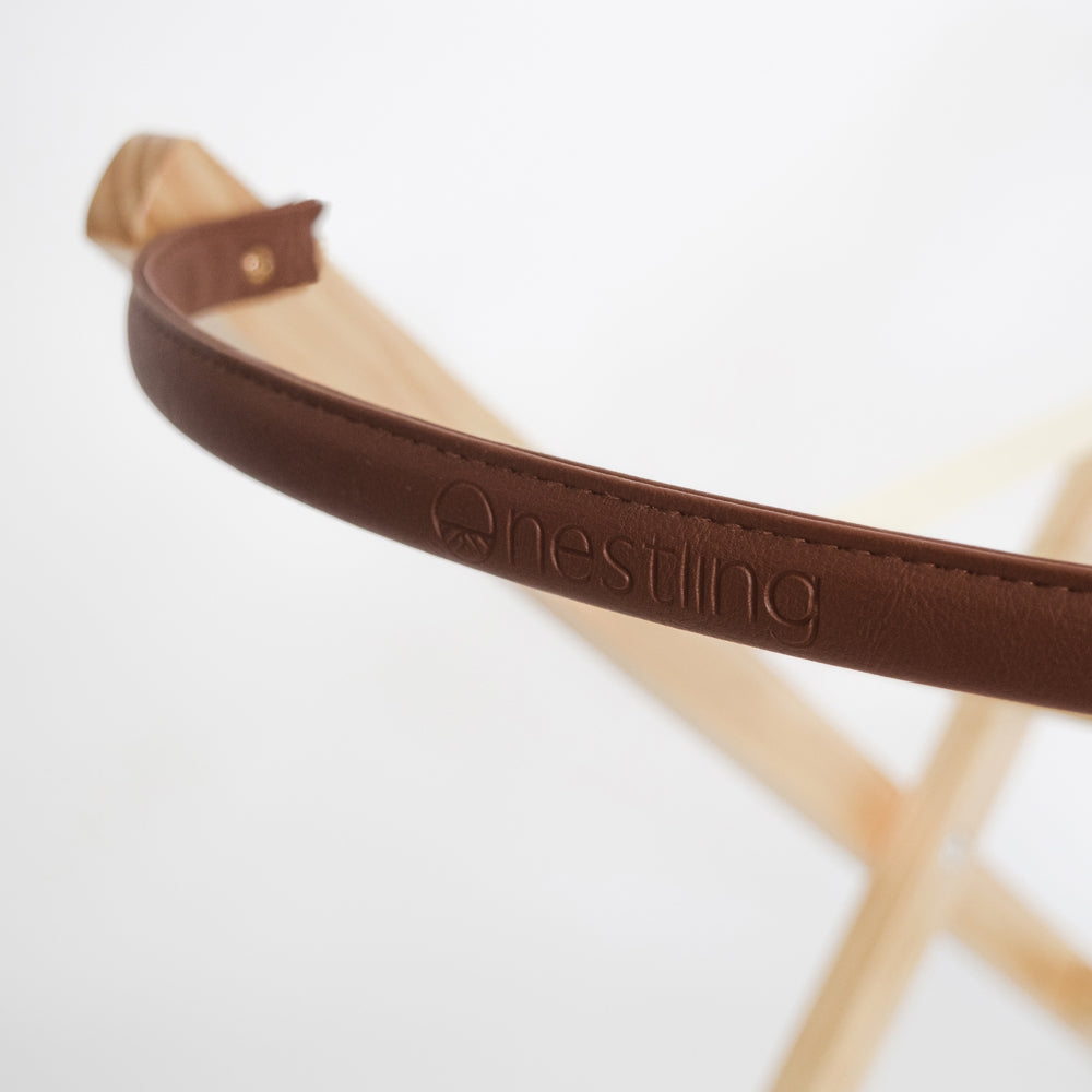 Nestling Moses Basket Folding Stand - Natural