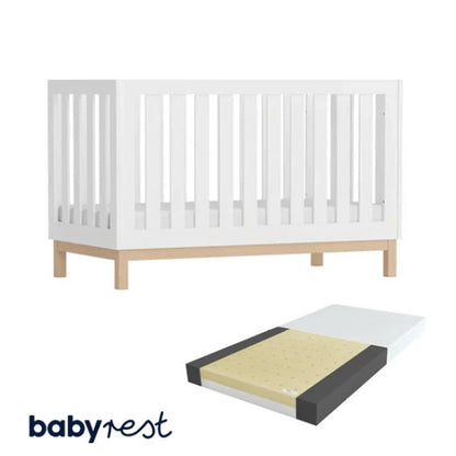 Babyrest Bailey Cot (1400×700) + DuoCore Mattress Bundle