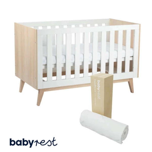 Babyrest Tommi Cot + ComfiCore Mattress Bundle