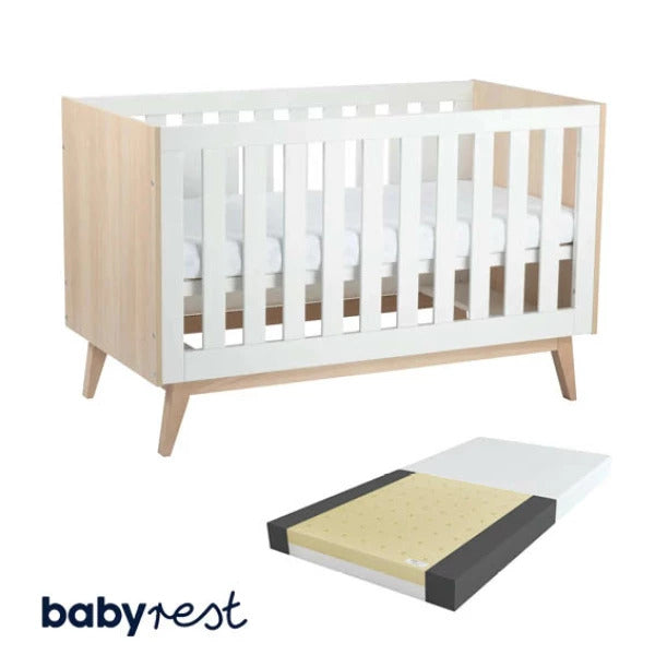 Babyrest Tommi Cot + DuoCore Mattress Bundle