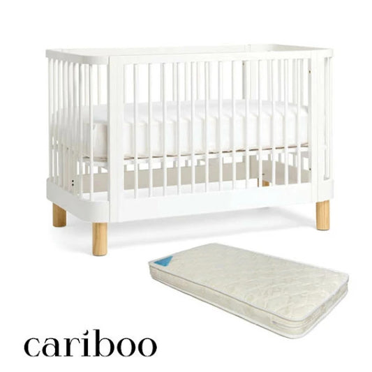 Cariboo Florence Cot + Baby First Mattress Bundle