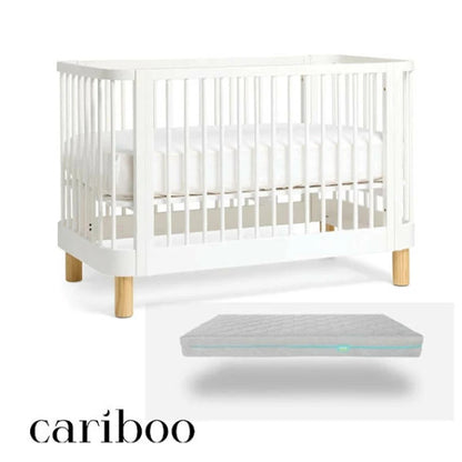 Cariboo Florence Cot + Growbright Mattress Bundle