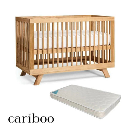 Cariboo Mackenzie Cot + Baby First Deluxe Mattress Bundle