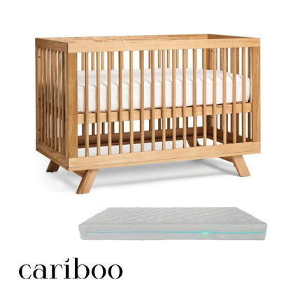 Cariboo Mackenzie Cot + Growbright Mattress Bundle