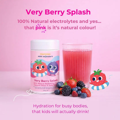 Mammas Milk Bar Very Berry Splash – Kids Hydration with Superreds+