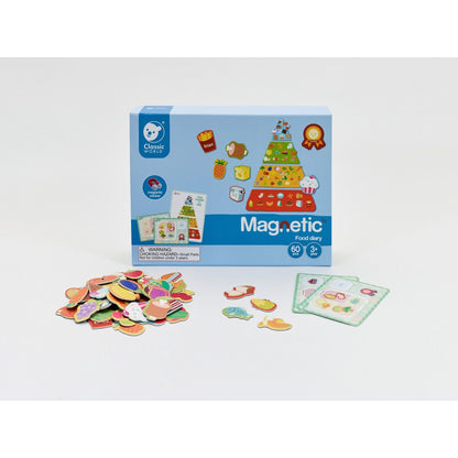 Classic World Magnetic Food Diary Puzzle