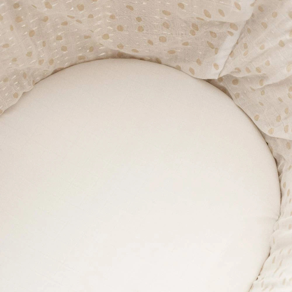 Nestling Moses Basket Muslin Fitted Sheet