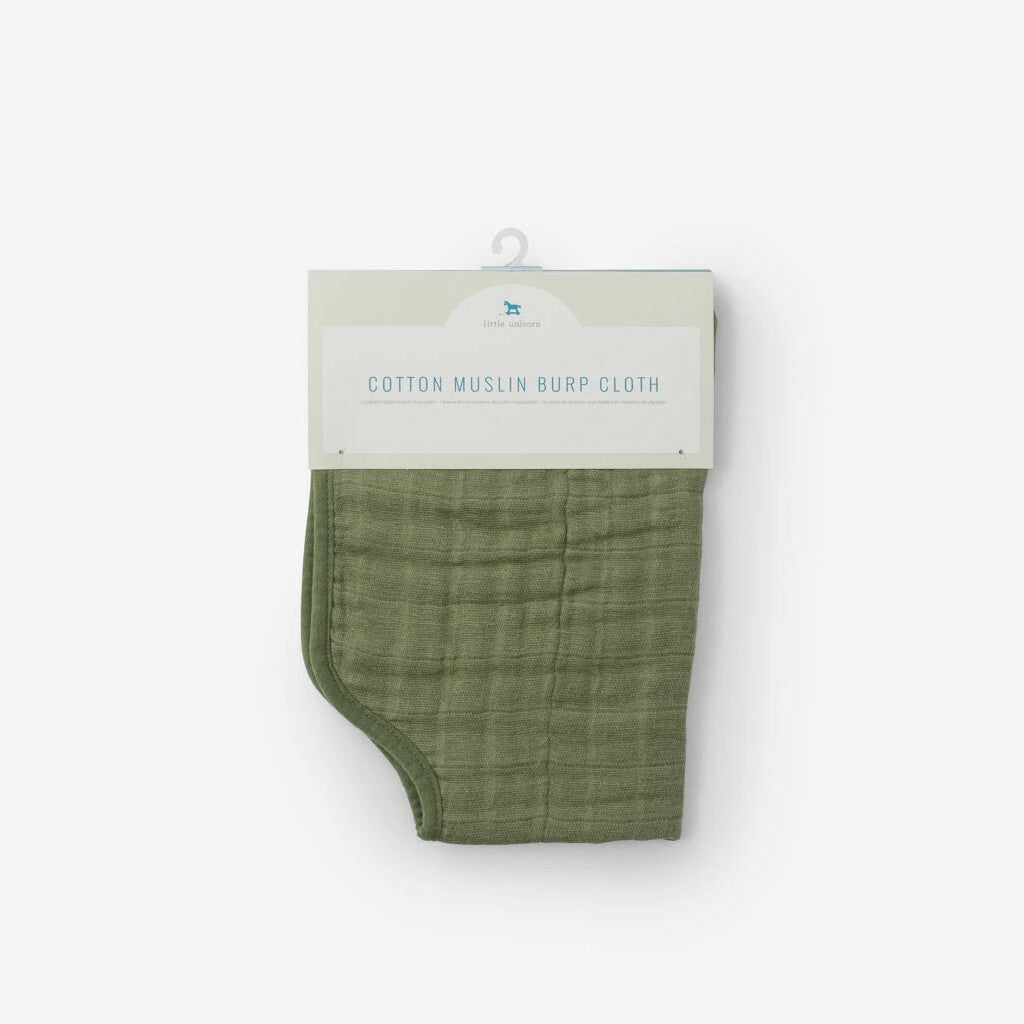 Little Unicorn Muslin Burp Cloth