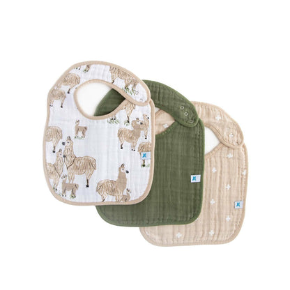Little Unicorn Muslin Classic Bib 3pk
