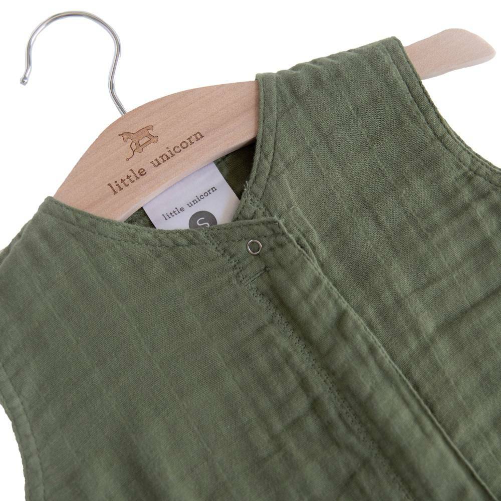 Little Unicorn Cotton Muslin Sleeping Bag Fern