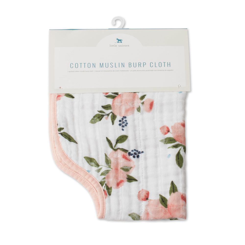 Little Unicorn Muslin Burp Cloth