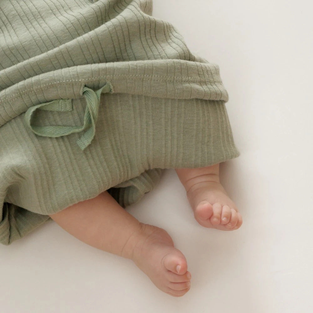 Woolbabe Organic Cotton/Merino Henley Gown
