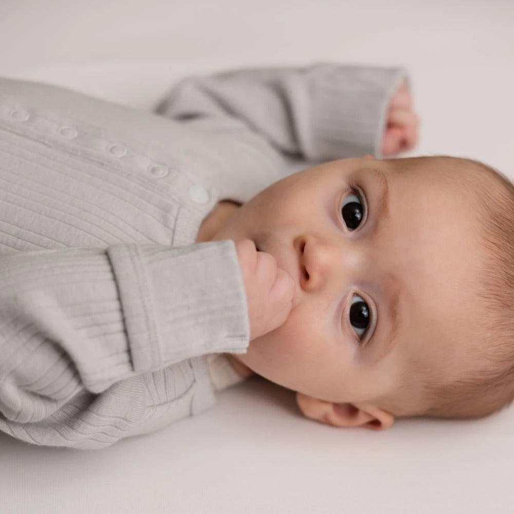 Woolbabe Organic Cotton/Merino Henley Gown